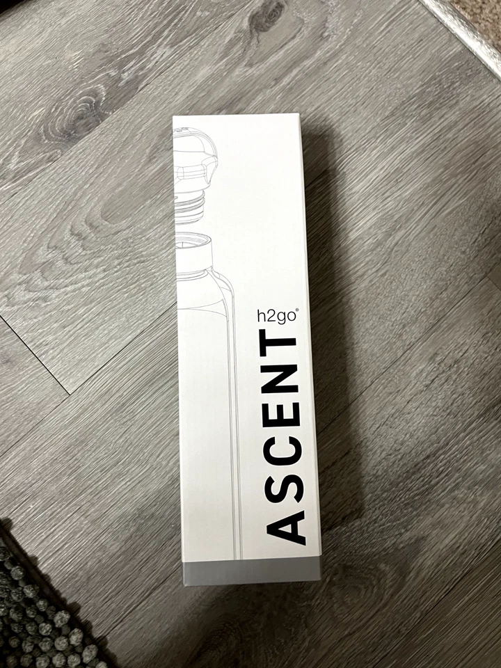 Logo Ascent h2go naranja sólido inoxidable botella de agua termo 24 oz NUEVO con etiquetas Foto 3 de 4