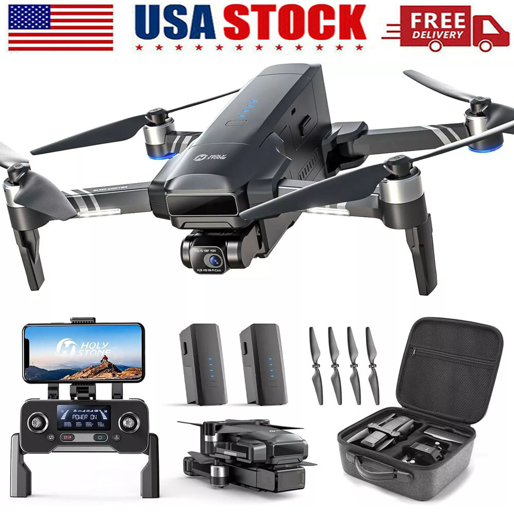Holy Stone HS600 GPS 2-Axis Gimbal Drone with 4K EIS Camera