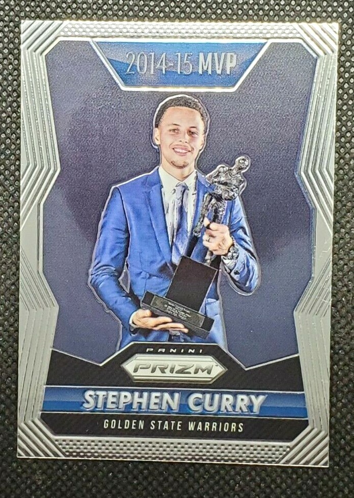 2015-16 Panini Prizm Stephen Curry No.400 2014-15 MVP Golden State Warriors SP