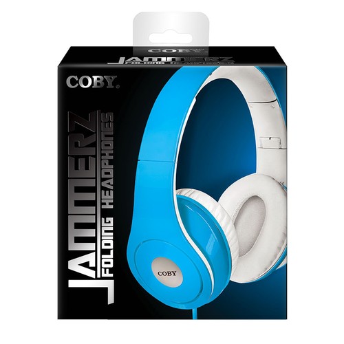 Coby Jammerz Folding Leather Pads Over Ear Stereo Headphones Headband CVH-803 - Picture 12 of 12