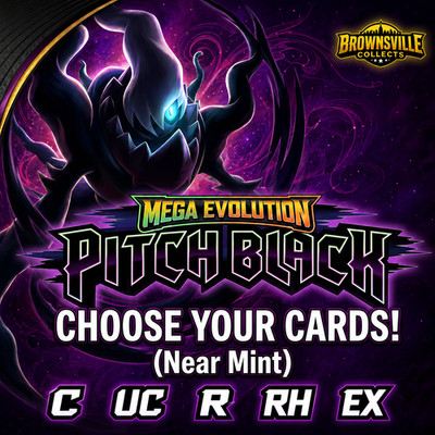 Pitch Black Pokemon Bulk Singles Pick Your Card Free Shipping