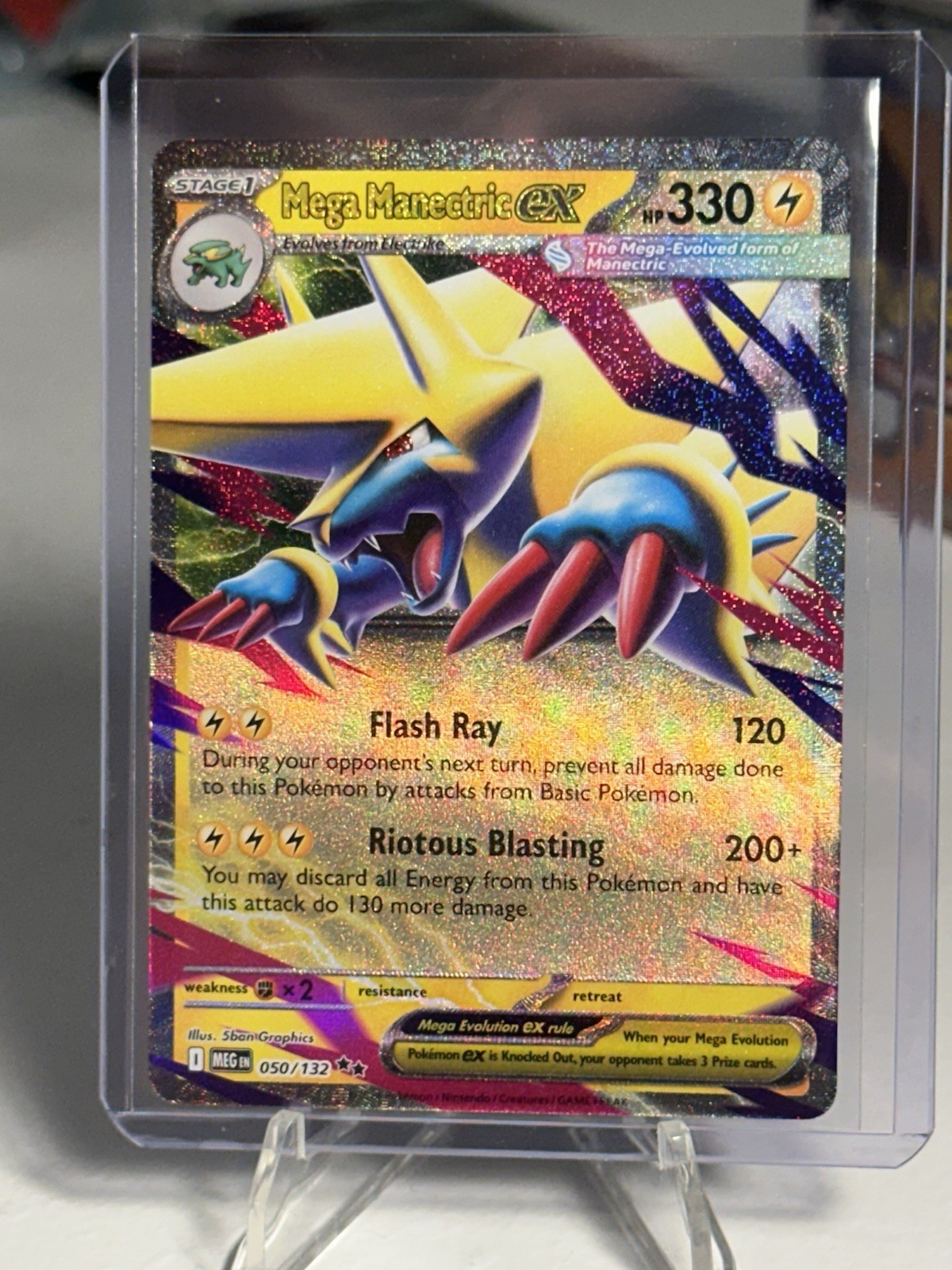 mega manectric pokemon card value M Manectric EX 120/119