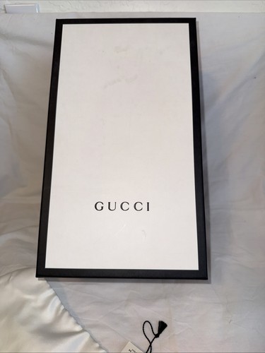Gucci weiß/schwarz Schuh Stiefel Originalkarton LEER Geschenkkarton 14”x 7,5” x 5” - Bild 3 von 6