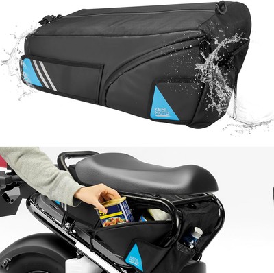 KEMIMOTO Under Seat Storage Bag Compatible with Ruckus One Size, Black 