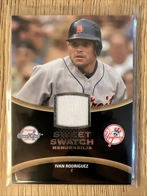 2008 Sweet Spot Swatch Memorabilia GU Jersey Relic #SS-IR: IVAN RODRIGUEZ