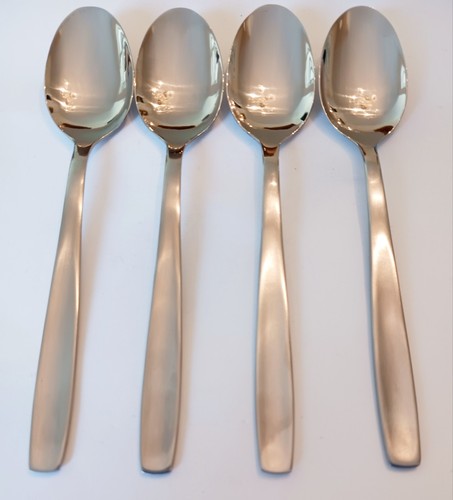 (4) NUEVAS cucharas de sopa ovaladas Dash of That SPENCER de acero inoxidable ~ China - Imagen 1 de 5