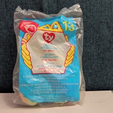 Ty Teenie Beanie Baby Neon Seahorse 13 McDonald  s 2000 Sealed New Toy Retired