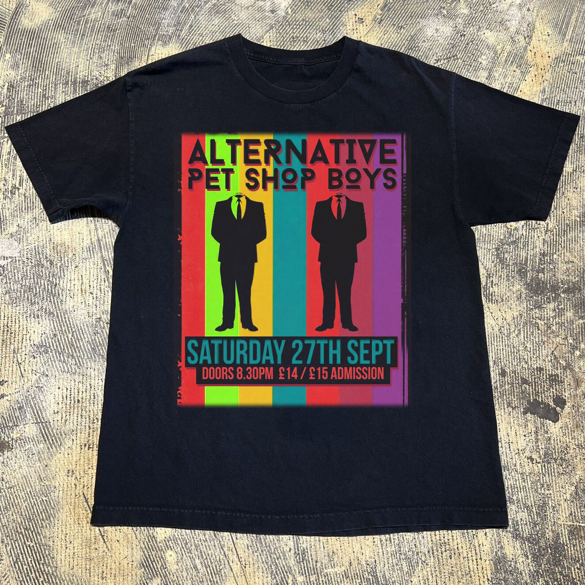 PET SHOP BOYS Dreamworld Greatest Hits 2025 Tour Black All Size T 