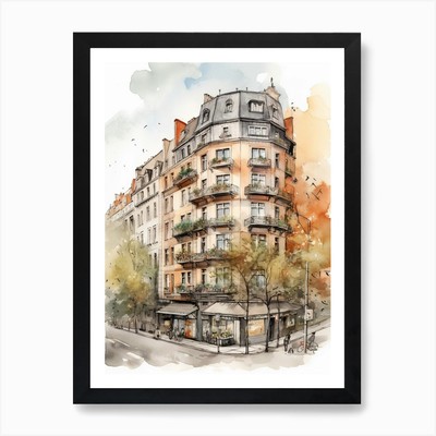 Prenzlauer Berg Berlin Neighborhood Framed Wall Art Poster Canvas Print Picture