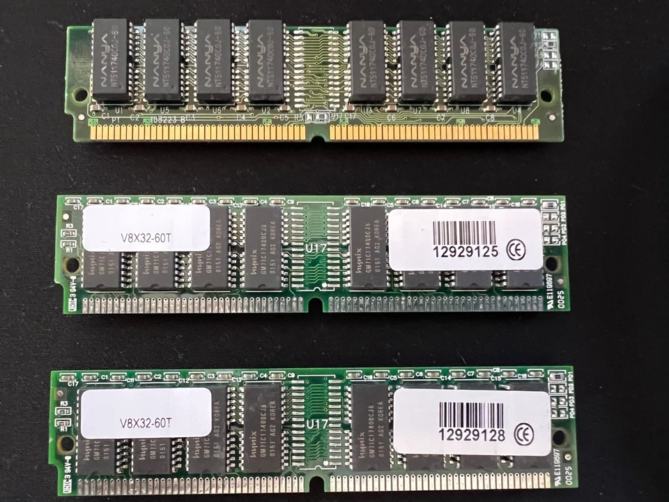 16 MB EDO Non Parity 60 NS SIMM 72 PIN Lot of 3 RAM / Memory - Image 2 of 2