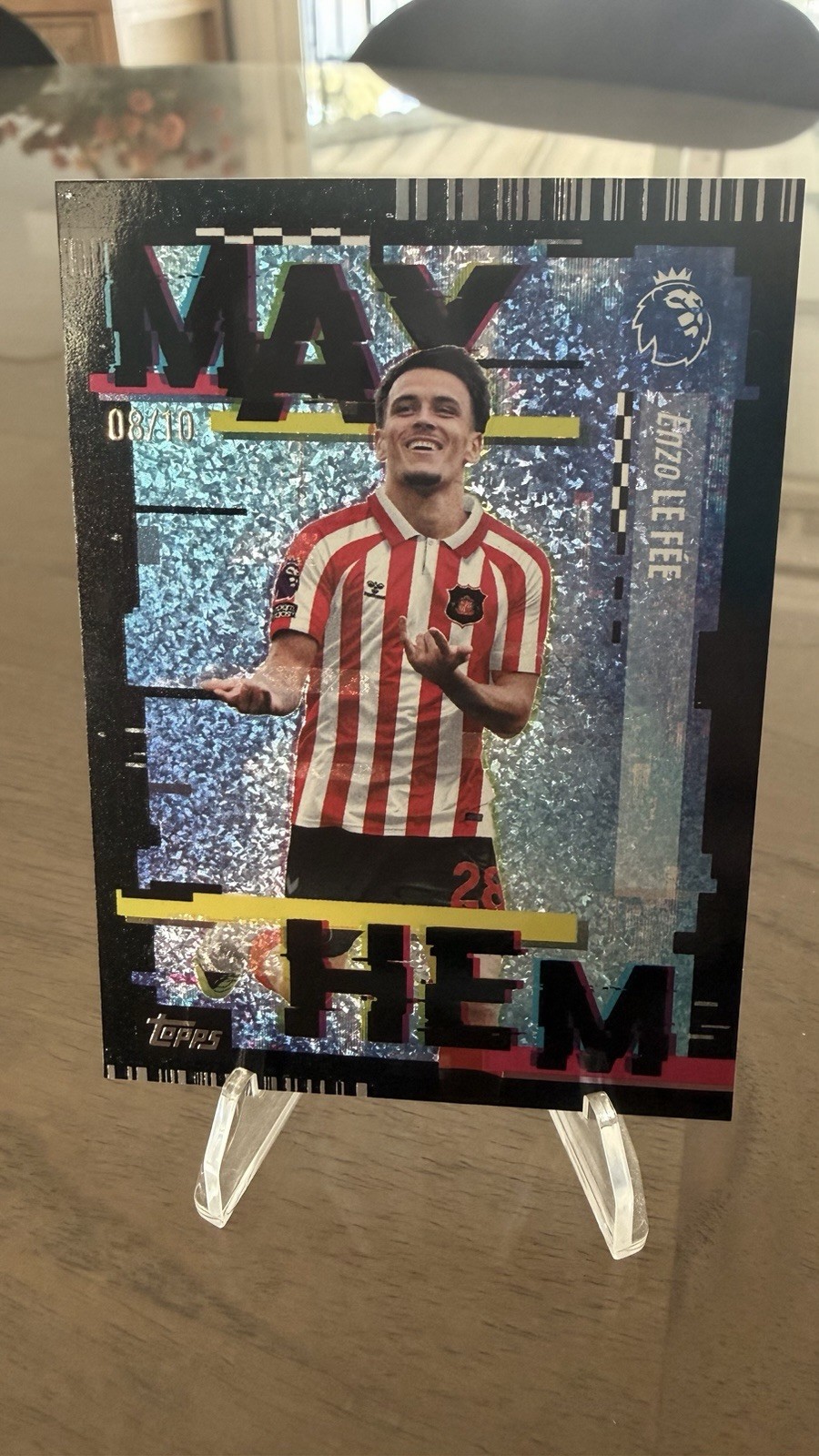 RARE 2026-2027 Topps Premier League #MA18 Enzo Le Fee Mayhem - Black Sparkle /10