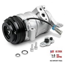 AC Compressor Compatible with 2000-2013 Chevy Silverado Suburban 1500 2500