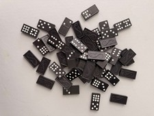 Dragon Dominoes by Halsam, 1950s or 1960s, incomplete set, excellent condition