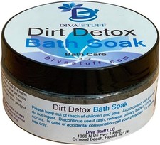 Dirt Detox Bath Soak with Charcoal, Bentonite Clay, Ginger  Sea Salt