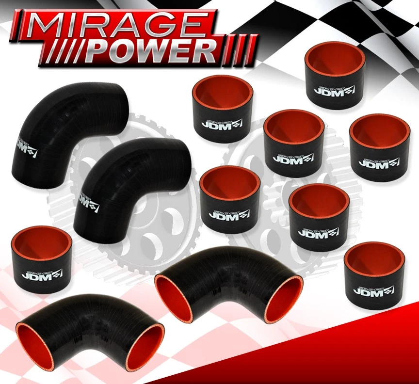 Turbocharger 2.5" Aluminum Piping Kit + High Power Fmic Front Mount Intercooler — 第 3/4 张图片