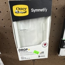 OtterBox Symmetry Series Antimicrobial Clear Back Case for Galaxy S21 FE 5G