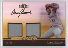 2011 Topps Tribute Dual Relic Gold 2/20 Tom Seaver #TDR-TSE HOF 0c6