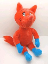 Kohls Cares Dr. Seuss FOX IN SOCKS 12" Plush Stuffed Animal Toy Red Fox