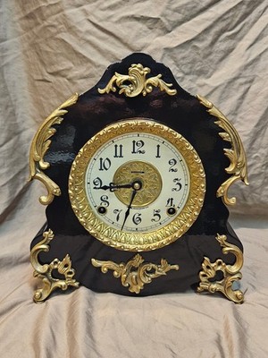Antique Ingraham Mantel Clock circa 1899 Original Movement