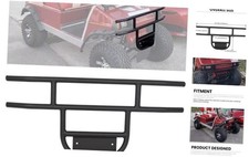 Front Brush Guard Tubular Bumper Compatible with 1981-Up Club Car DS Models,