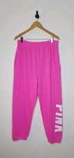 PINK Victoria's Secret Women's Size Large Campus Sweatpants Bright Pink