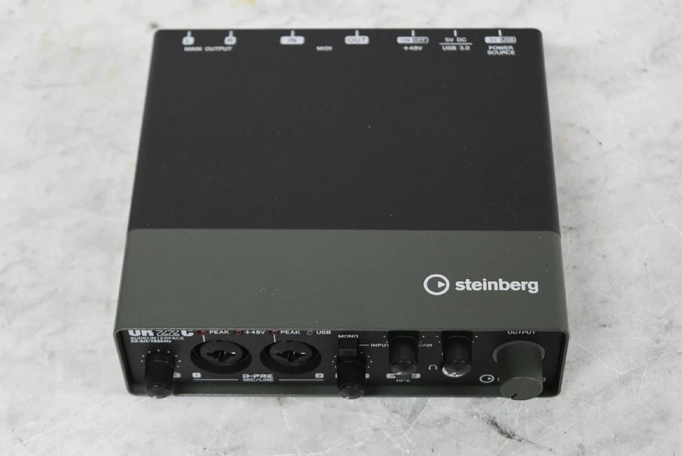 Steinberg UR22C 2IN/2OUT USB 3.0 Type C Audio Interface Confirmed Operation F/S - Image 2 of 4