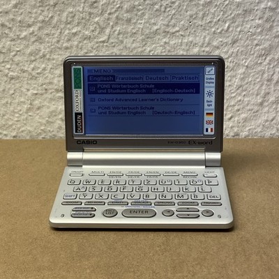 Casio EX-Word EW-G350 Elektronischer Übersetzer Silber - Voll Funktionsfähig