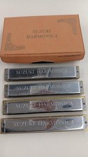 Harmonica Model 4 piece Set A AM C C SUZUKI