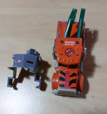 MATCHBOX PETERBILT 1981 Double Boom Tiger Striped Tow Truck with armour - Rare