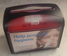 Tork Xpressnap 6232100 Black Tabletop Interfold Napkin Dispenser N4 NEW