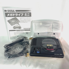 SEGA Mega Drive Mini 16 Bit Black with MEGADRIVE Classic Games and Controller