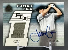 2003 SP Game Used JASON GORE AUTOGRAPH/AUTO RELIC SHIRT /2300 - PGA Tour