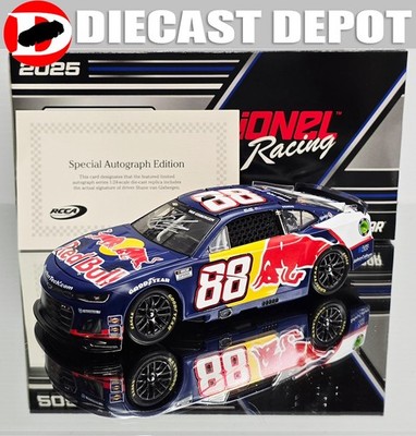 AUTOGRAPHED SHANE VAN GISBERGEN 2025 RED BULL 1/24 ACTION