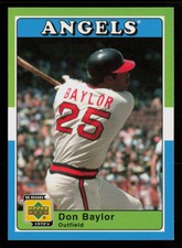 Don Baylor 2001 Upper Deck Decade 1970's #2 California Angels Baseball Card