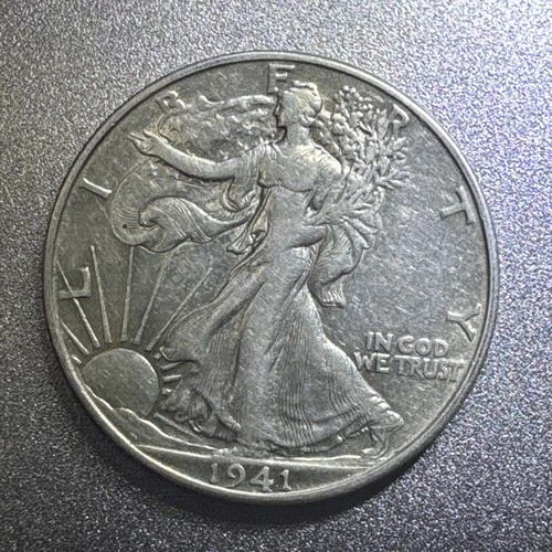 1941 D Walking Liberty Half Dollar Collectible U.S. Coin