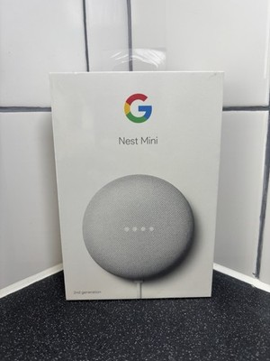 Google Nest Mini 2. Generation Smart Lautsprecher Brandneu Versiegelt