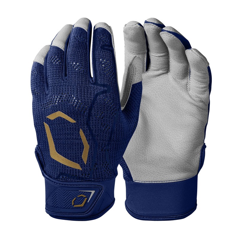 Evoshield PRO-SRZ Adult Baseball/Softball Batting Gloves - Navy - XXL
