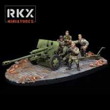 Soviet_Zis-3 76mm Anti-Tank Gun_RKX_Bolt Action_28MM 1/56_Unpainted
