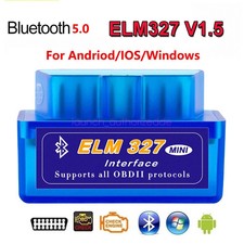 Super Mini ELM327 V1.5 Bluetooth Auto OBD2 Di...