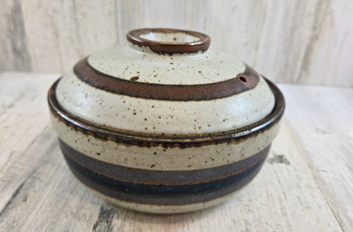 Otagiri Horizon 1 Pt Round Covered Casserole no Handles Stoneware Japan