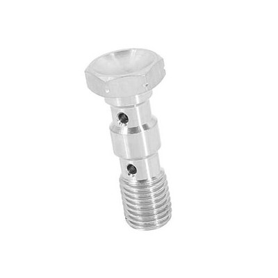 M10x1.25 Metric Thread Double Banjo Bolt Brake Fitting Adapter for Motorcycle 
