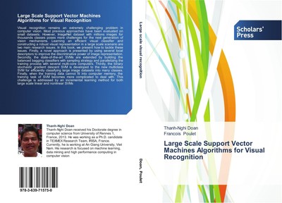 Large Scale Support Vector Machines Algorithms for Visual Recognition Thanh-Nghi