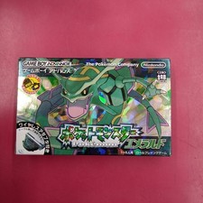 Nintendo Pokemon Emerald Game Boy Advance GBA Game w/ Box Manual  Flyer