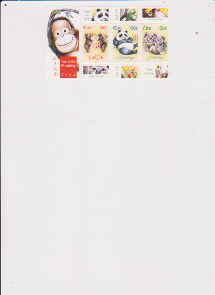 Ireland Scott #1529a-c 2004 Love Stamps