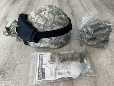US Military MSA TC2000 ACH Combat Helmet Medium W/ Rhino Mount