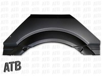 Klokkerholm Reparaturblech Radlauf Hinten Links FüR Mercedes Sprinter 906 Vw Neu
