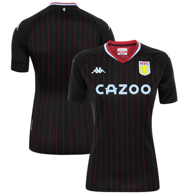Aston Villa Fußballtrikot (Größe XL) Damen Kappa Away Top - Neu