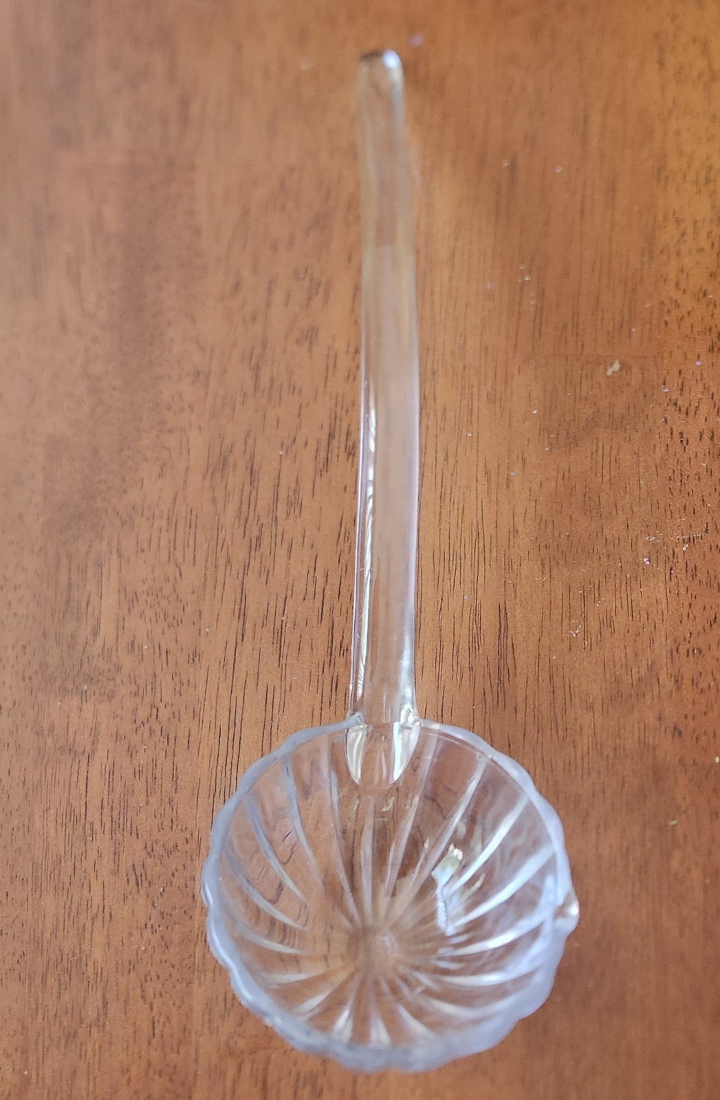 Vtg Jeannette Feather Pattern Shell Pink Milk Glass Punch Bowl w Base Cups Ladle