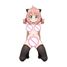 EARLFAMILY 5.1" Anya Car Sticker Occlusion Scratch Artistic Laptop Vehicle Decal