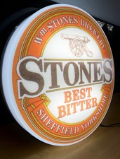 STONES BEST BITTER LED ILLUMINATED LIGHT UP WALL SIGN LIGHTBOX GARAGE ROOM